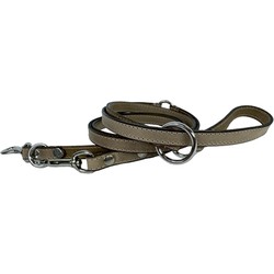 SAZZZ HONDENRIEM FEARLESS VINTAGE VERSTELBAAR LEER BEIGE 113/156/181X1,5 CM
