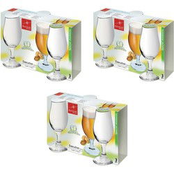 Cosy & Trendy speciaalbier glazen - set 9x stuks - 375 ml - Bierglazen