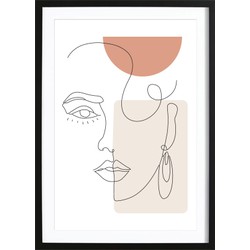 Lady Abstract Poster (29,7x42cm)