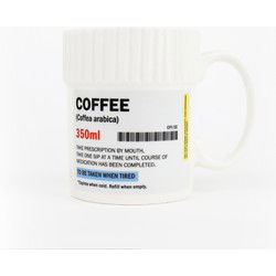 Gift Republic Pill Pot Mok - Koffie