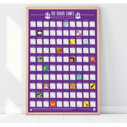 Gift Republic Kraskaart - 100 Bordspellen
