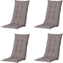 Madison -  Tuinstoelkussen Lage Rug Panama jute - Ca. 105x50 cm - Set van 4