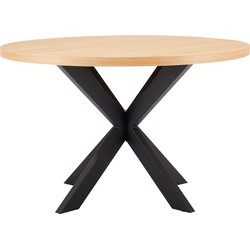 Eettafel Ø120cm Eikenhout - Naturel - Vancouver