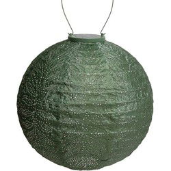 Round dia. 30 cm Folia salie groen lampion