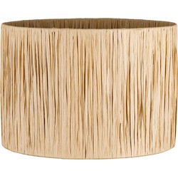 Raffia lampenkap - Cilindrisch - Beige - Boheemse stijl - ø30 x 20 cm - E27 fitting - Ontworpen voor Tafellampen en Pendellamp - Ontworpen voor Woonkamer en eetkamer