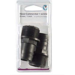 Hose Connector screw 25 mm 1 Inch vijveraccesoires