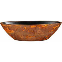 Mica Decorations Bloempot Olaf - 48x19x15 cm - Terracotta - Roest