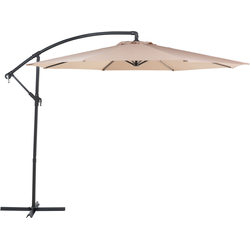 Beliani RAVENNA - Cantilever parasol-Beige-Polyester
