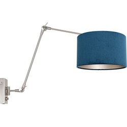 Verstelbare wandlamp Steinhauer Prestige Chic Blauw