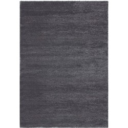 Tapijtenloods Velvet Soft - Laagpolig Effen Vloerkleed - Fluweel - Grijs- 80x150 CM