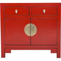 Fine Asianliving Chinese Kast Rood - Lucky Red - Orientique Collectie