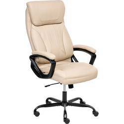 PROUD - Bureaustoel - Beige - Kunstleer