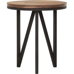 DTP Home Coffee table Odeon round small,45xØ40 cm, recycled teakwood