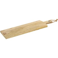 Snijplank met handvat 58 x 16 cm van mango hout - Snijplanken