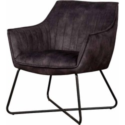 Tower living Monte coffeechair - fabric Adore 29 anthracite