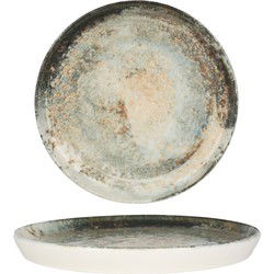 Rinart Dessertbord - Obvara - Porselein - 17 cm - set van 6
