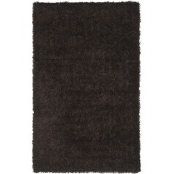 Safavieh Shaggy Indoor Woven Area Rug, New Orleans Shag Collection, SG531, in Chocolate & Chocolate, 152 X 244 cm