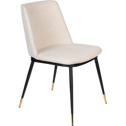 Housecraft Living Lionel Eetkamerstoelen Beige - Set van 2