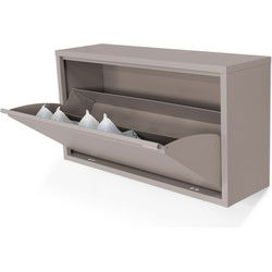 Spinder Design schoenenkast Billy 1 Maxi - Silky Taupe - 6 paar schoenen