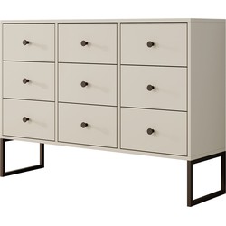 Meubella Ladekast Lyndall - Beige - 115 cm