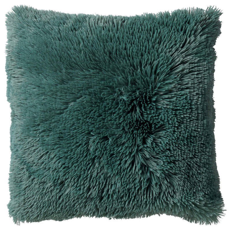 Dutch Decor FLUFFY - Kussenhoes 60x60 cm - superzacht - XL kussensloop - Sagebrush Green - groen - Dutch Decor - 