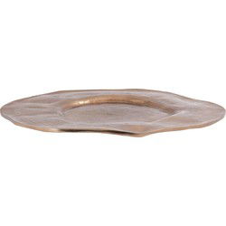 PTMD Plateau Linke - 58x58x3 cm - Aluminium - Goud