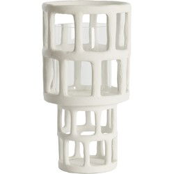 Light & Living - Windlicht ALIMOS - Ø18.5x34.5cm - Wit