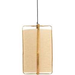 Light&living A - Hanglamp Ø42x70 cm SENDAI zand+bamboe naturel