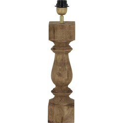 Light&living Lampvoet 10x10x47 cm CUMANI hout weather barn