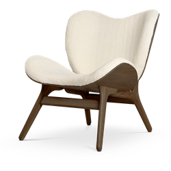 A Conversation Piece houten fauteuil donker eiken - Teddy White