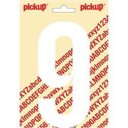 Plakcijfer Nobel Sticker getal 9 - Pickup