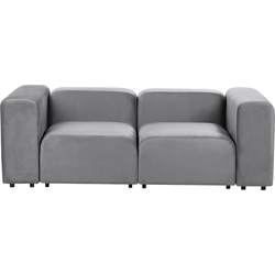 FALSTERBO - Modulaire tweezitsbank - Grijs - Fluweel