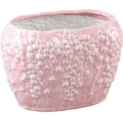 PTMD Bloempot Avis - 28x18x20 cm - Keramiek - Roze