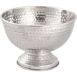 SVJ Wijnkoeler Rond - 29 x 29 x 20 cm - Ijzer - Zilver