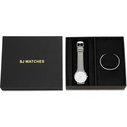 LW Collection SJ WATCHES Geschenkset OMAN Horloge 36mm + Armbandje