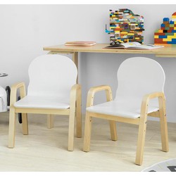 Kinderstoel - Stoelen - Set van 2 - In hoogte verstelbaar - 40x53x32 cm