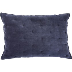 Walra VELVET TOUCH -  Sierkussen Walra Velvet Touch 40x60 cm  Blauw - Walra