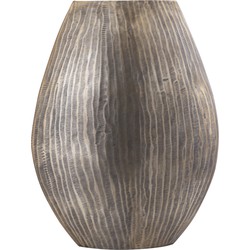 PTMD Jowad Antique Gold Alu Sheet Pot Rib High Oval M