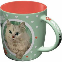 Groene kattenliefhebber mok - Bekers