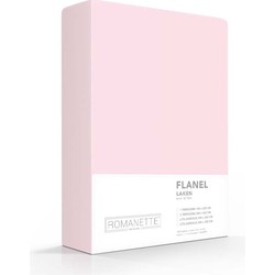 Flanellen Lakens Romanette Roze-240 x 260 cm