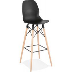 COSMIK design barkruk 46x46x111 cm Zwart