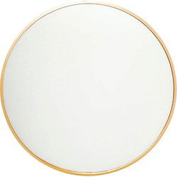 Mirror - Round - Metal - Gold - 80x2,5x80cm