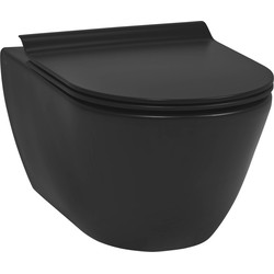 Ben Segno hangtoilet Xtra glaze+ Free flush zwart Ben - | HomeDeco.nl