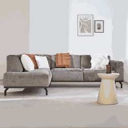 Hoekbank Chloe taupe links