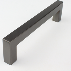 Deurgreep Joost - Gun metal - 128 mm - Industrieel - Handgreep - Kastgreep - Ladegreep