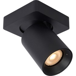 LED opbouw spot wit of zwart 5W dim-to-warm