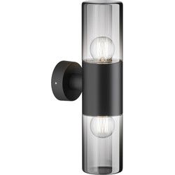Maytoni Outdoor - Wandlamp Amas - Grafiet - Ø8