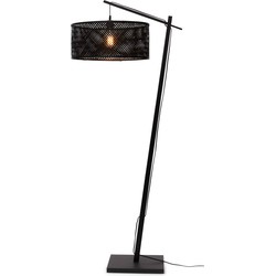 Vloerlamp Java - Bamboe Zwart - 75x50x176cm