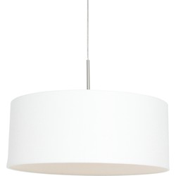Moderne hanglamp met stoffen kap Steinhauer Sparkled Light Zwart