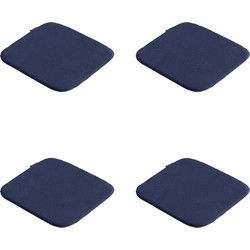 Madison -  Zitkussen Panama indigo - Ca. 40x40 cm - Set van 4